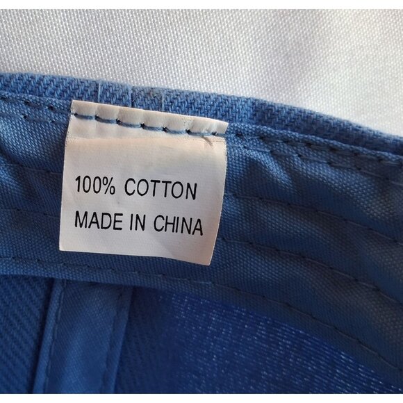 USA Eagle Embroidered Blue Baseball Cap With Adjustable Strap - Picture 6 of 6